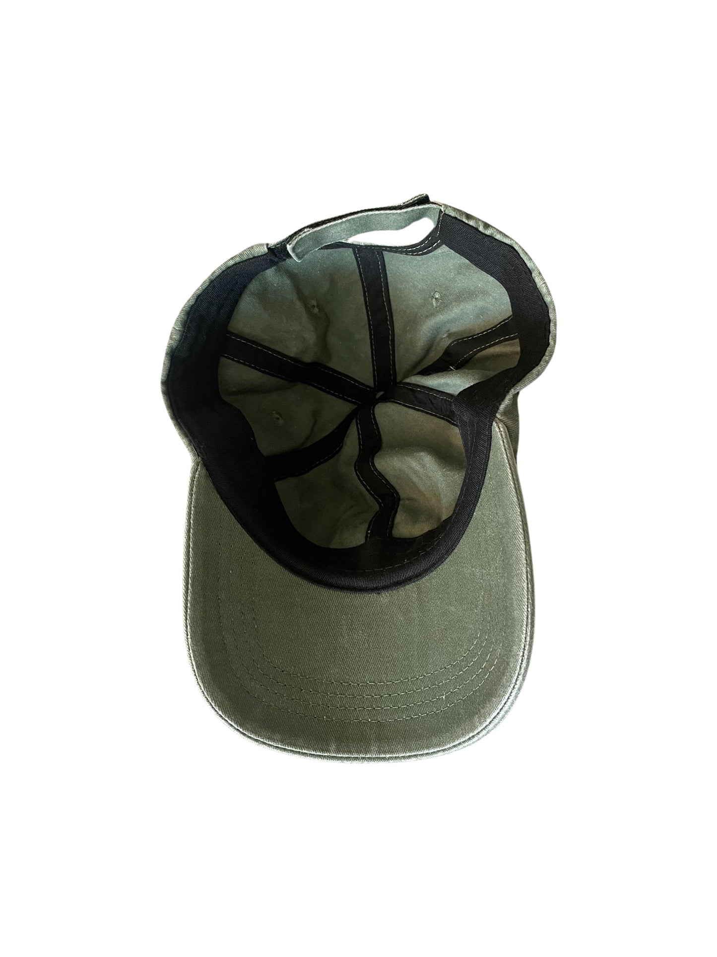 PREMIUM DAD HAT // ACID WASHED // VELCRO STRAP (GREEN)