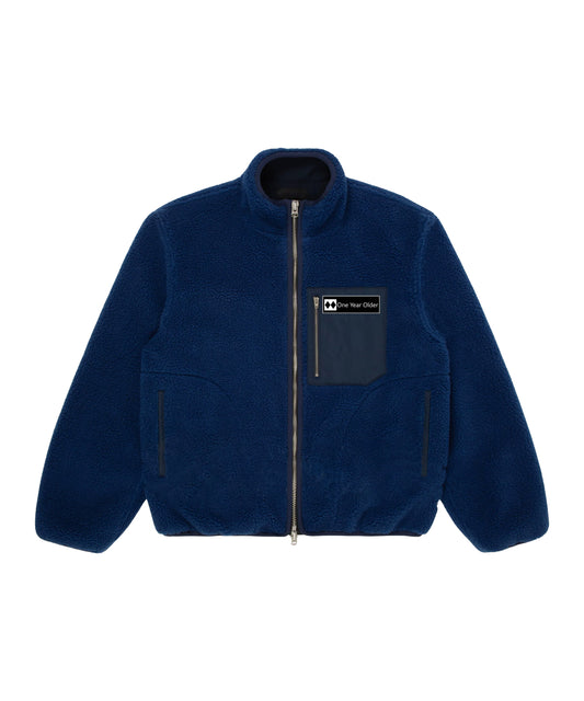 DOUBLE FLEECE "EXPERT ONLY" ZIP UP JACKET
